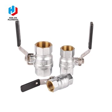 Brass Ball Valve with Nickle Plated